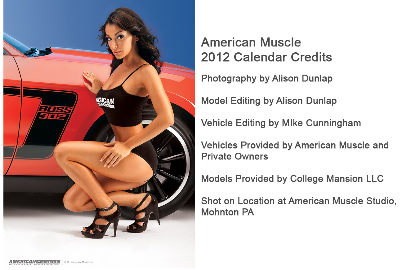 American Muscle Calendars Alison Dunlap Photography